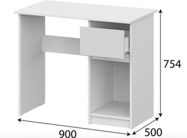 Письменный стол Mio Tesoro Денвер 0.9м