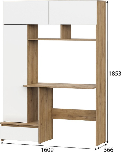 Стол-стеллаж Mio Tesoro Некст 1