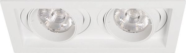 Точечный светильник Arlight MS-VORTEX-BUILT-S210x117-2x20W Warm3000 WH-WH 20 deg / 057762 - фото