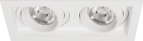 Точечный светильник Arlight MS-VORTEX-BUILT-S210x117-2x20W Warm3000 WH-WH 40 deg / 057763 - фото