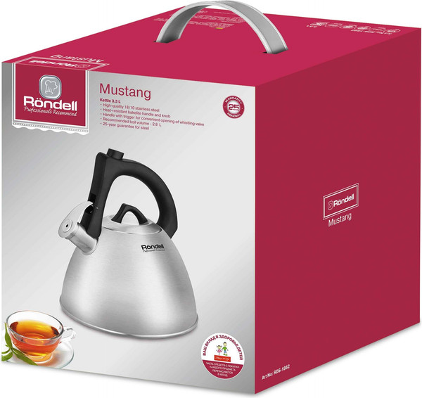 Чайник со свистком Rondell Mustang RDS-1862