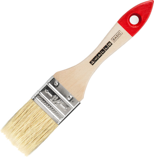 Кисть малярная 4Walls Basic Флейцеваянатуральная щетина / KFNSDRB38  - фото