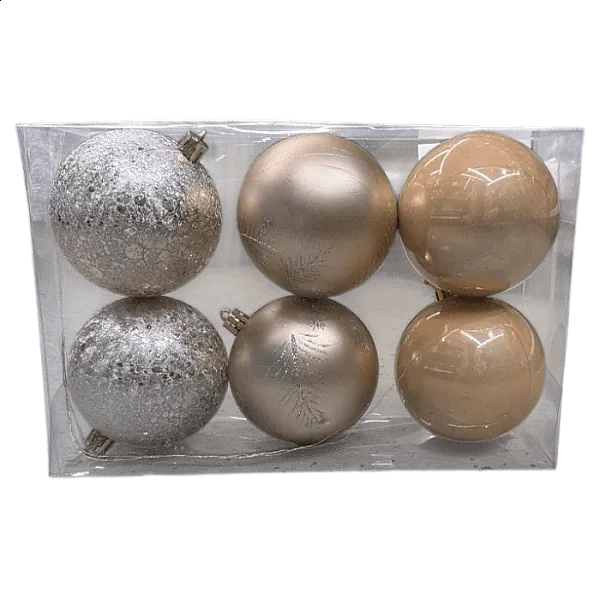 Набор шаров новогодних Ausini B8030GD - фото