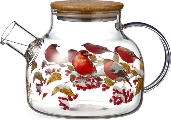 Заварочный чайник Lefard Снегири 887-459 - фото