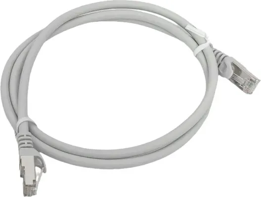 Кабель EKF Патч-корд Teracom Pro TRP-6FTP-LSH-1M-GY - фото