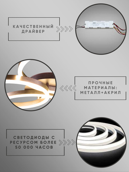 Люстра Aitin-Pro N5191/2+2