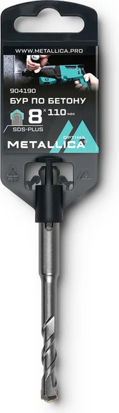 Бур Metallica SDS-plus Optima / 904190 - фото