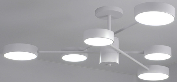 Люстра Estares Mateo 75W 6R-ON/OFF-915x250-WHITE/WHITE-220-IP20 - фото