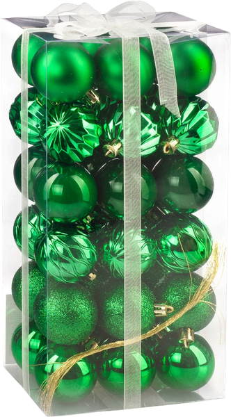 Набор шаров новогодних Ausini B8145GN - фото