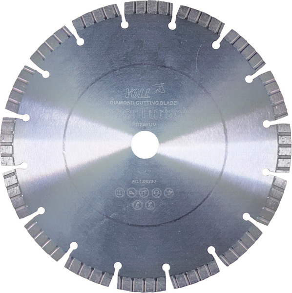 Отрезной диск алмазный VOLL LaserTurbo V Premium 230x22.23мм / 1.00230 - фото