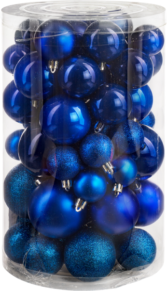 Набор шаров новогодних Ausini B8033BL - фото