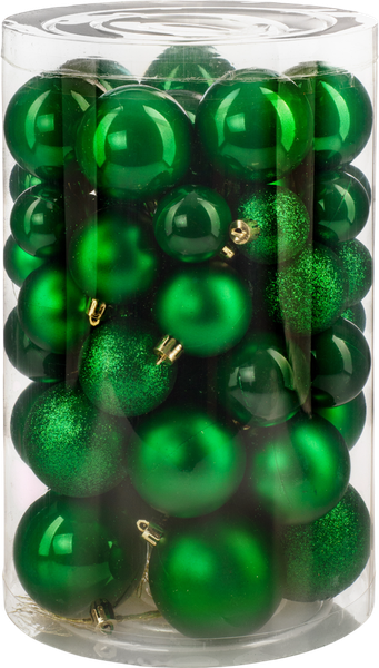 Набор шаров новогодних Ausini B8033GN - фото