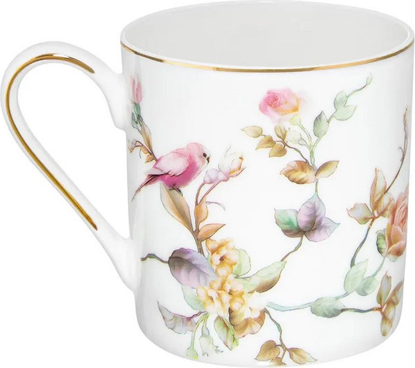 Кружка Elan Gallery Певчие птички New Bone China / 730873