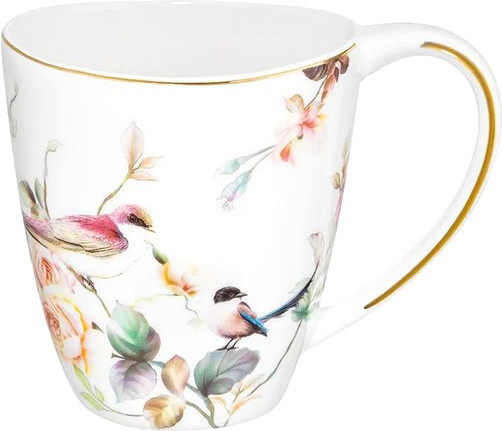 Кружка Elan Gallery Певчие птички New Bone China / 730874 - фото