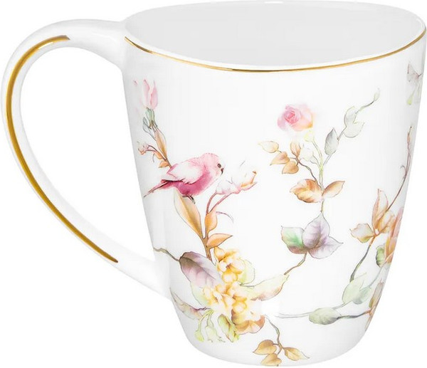 Кружка Elan Gallery Певчие птички New Bone China / 730874