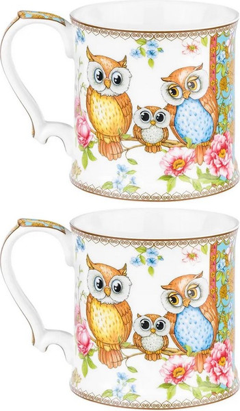 Набор кружек Elan Gallery Совушки New Bone China / 420782