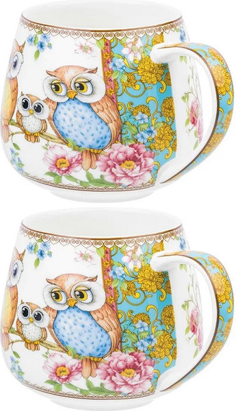 Набор кружек Elan Gallery Совушки New Bone China / 420783