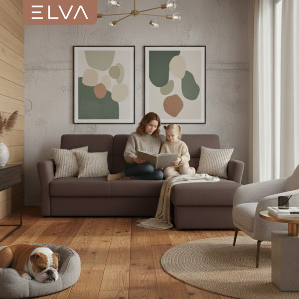 Диван угловой ELVA Сонни правый