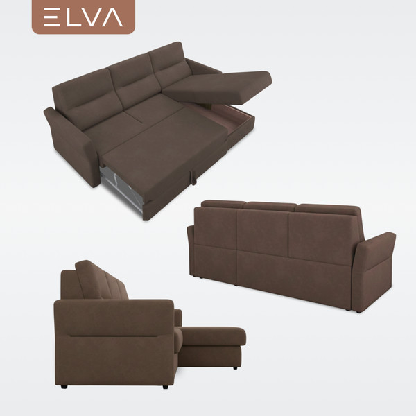 Диван угловой ELVA Сонни правый