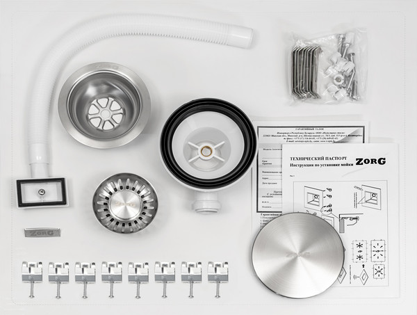 Мойка кухонная ZORG ZRN 5055 Premium Satin