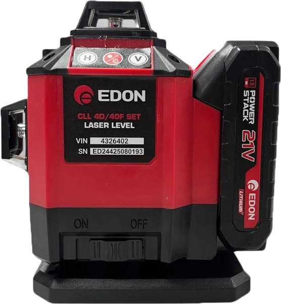 Лазерный нивелир Edon CLL 4D/40F SET / CLL4D40FSET - фото