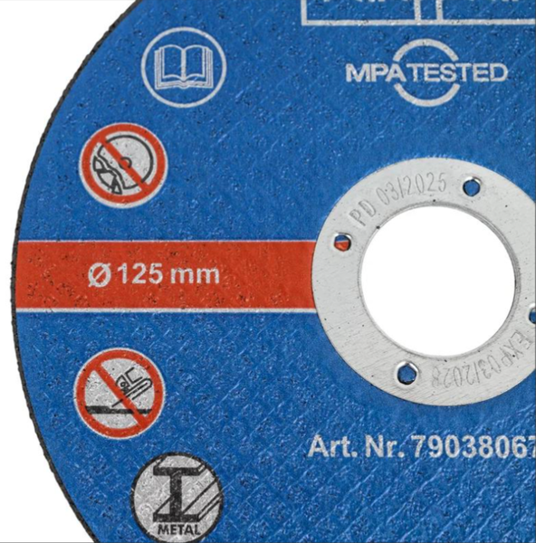 Набор отрезных дисков Scheppach 125мм 125x1.2x22.23 / 7903806704