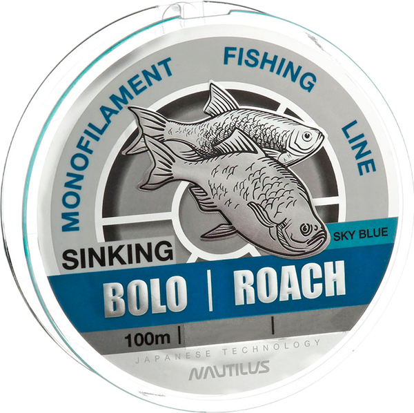 Леска монофильная NAUTILUS Bolo Плотва 0.30мм 11.7кг 100м blue / 06-42302582 - фото