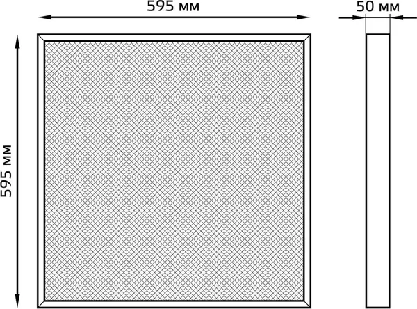 Панель светодиодная Gauss MiR G1-A0-00070-01GA3-2003565
