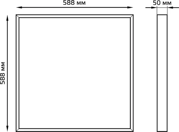 Панель светодиодная Gauss MiR G1-R3-00010-31G02-2003550