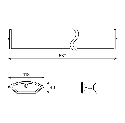 Светильник линейный Gauss ДПО 909427260