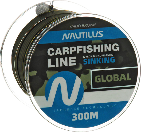 Леска монофильная NAUTILUS Global Camo brown 0.30мм 9.1кг 300м / 06-42302454 - фото