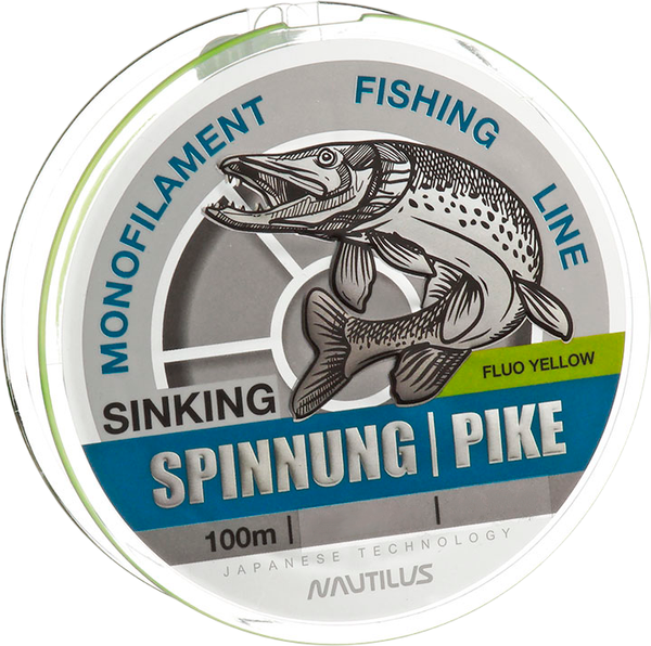 Леска монофильная NAUTILUS Spinning щука 0.26мм 9.4кг 100м yellow / 06-42302557 - фото