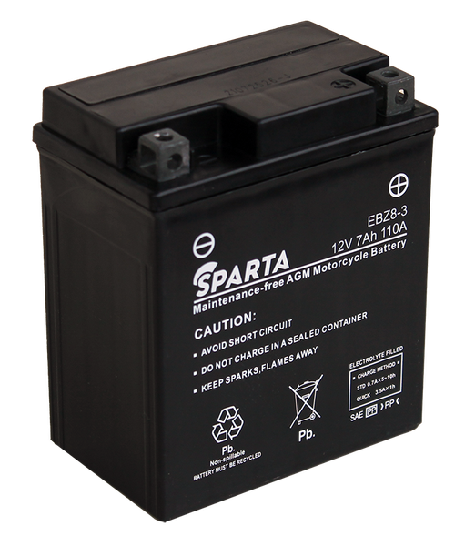 Мотоаккумулятор SPARTA EBZ8-3 - фото