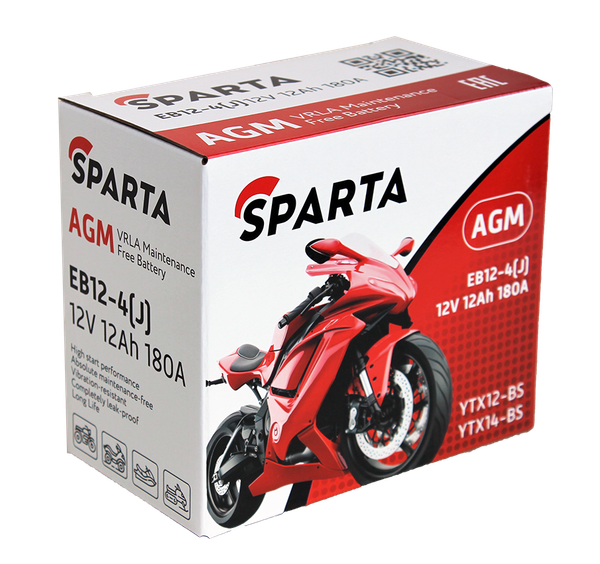 Мотоаккумулятор SPARTA EB12-4(J)