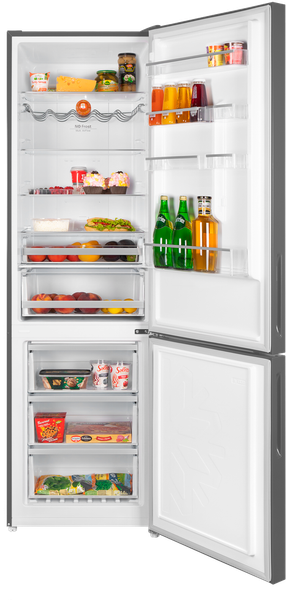 Холодильник с морозильником Maunfeld MFF200NFS Inverter