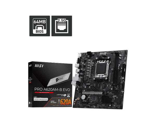 Материнская плата MSI Pro A620AM-B Evo