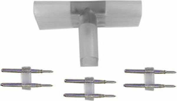 Коннектор для светодиодной ленты Leek Neon 220В 8x16мм / LE010632-018 - фото