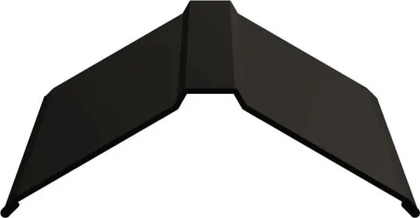 Конек кровельный Скайпрофиль 190 Эконом Плюс-Пэ-мат-RAL9005 - фото