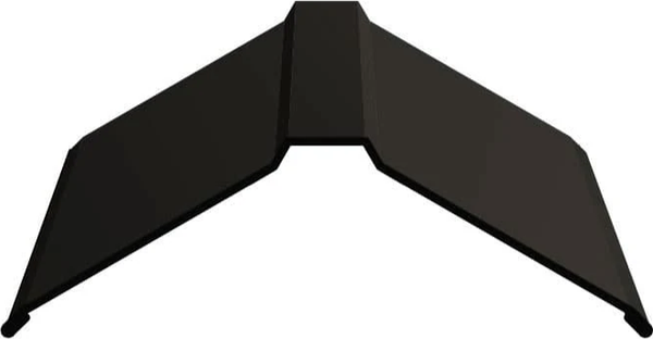 Конек кровельный Скайпрофиль 150 0.5-Пэ Rooftop Matte (СтБархат)-RAL8019 - фото