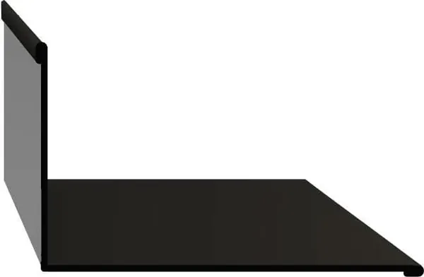 Планка примыкания Скайпрофиль Верхняя Эконом Плюс-Пэ-мат-RAL9005 - фото