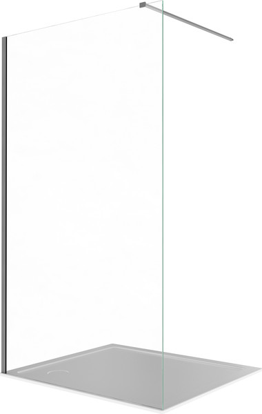 Душевая стенка Aquatek Walk in с держателем 100x200 / AQ.WI.100.1GM - фото