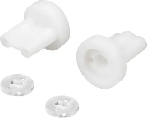 Заглушка для неона Arlight ARL-WAVE-18x15-S-CAP-SET-WH / 052652 - фото