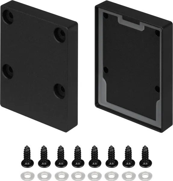 Заглушка для профиля Arlight IP-LINE-4050 BLACK глухая / 055282 - фото