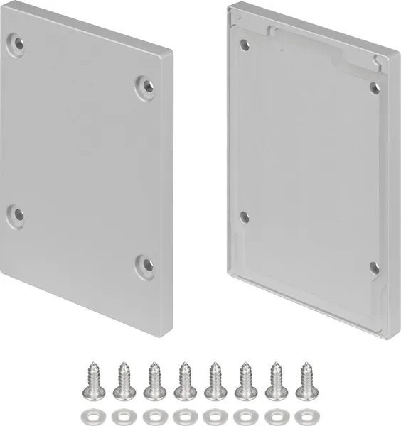 Заглушка для профиля Arlight IP-LINE-5475 SILVER глухая / 055284 - фото