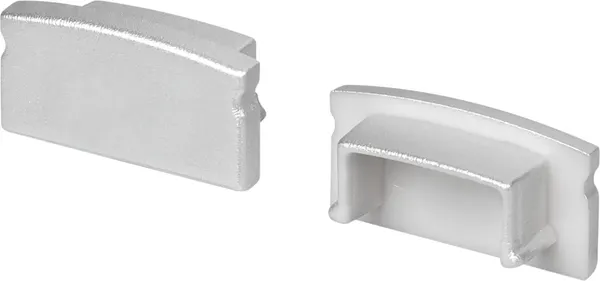 Заглушка для профиля Arlight LINE-1708 SILVER глухая / 054384 - фото