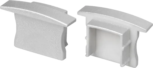 Заглушка для профиля Arlight LINE-2315-F SILVER глухая / 054380 - фото