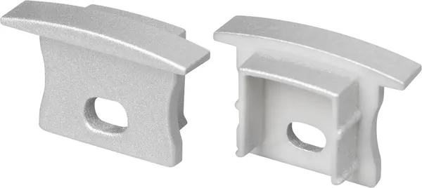 Заглушка для профиля Arlight LINE-2315-F SILVER с отверстием / 054379 - фото