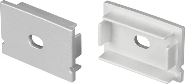 Заглушка для профиля Arlight LINE-3020 SILVER с отверстием / 057058 - фото