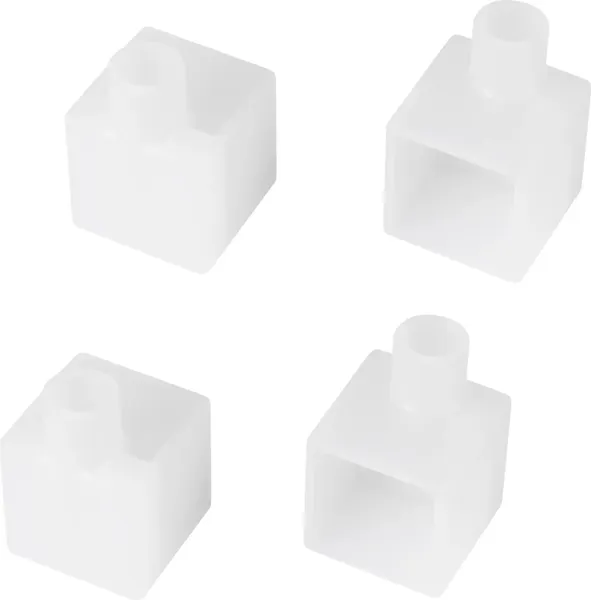 Заглушка для профиля Arlight WPH-FLEX-1616-90 WHITE с отверстием / 058044 - фото