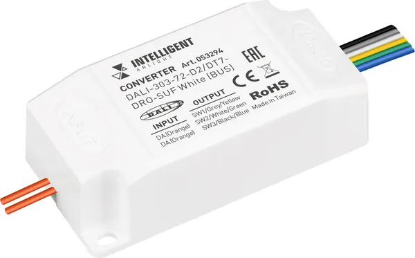 Конвертер для светодиодной ленты Arlight Intelligent DALI-303-72-D2/DT7-DRO-SUF White / 053294 - фото